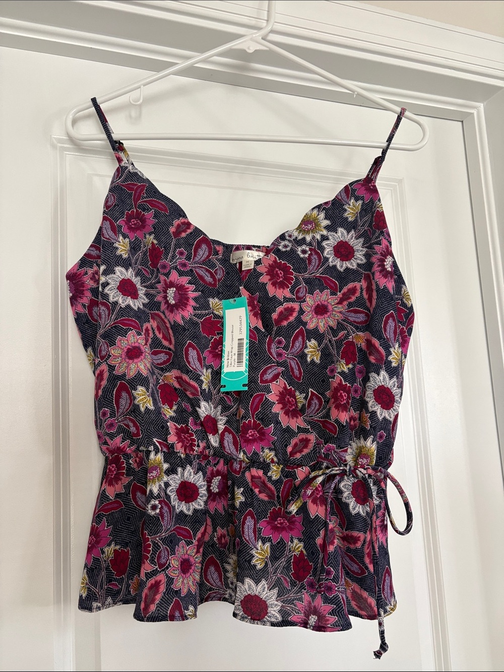 nine britton Floral Sleeveless Tank Top